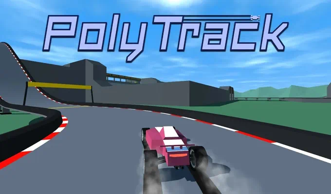 Polytrack unblocked futuristic hovercar racing game